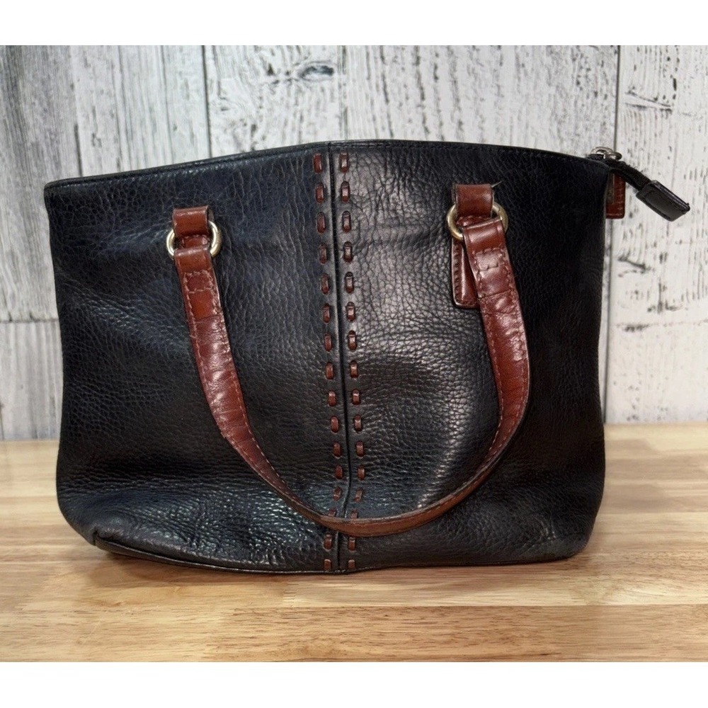 Fossil Long Live Vintage 1954 Black Leather Small  Purse